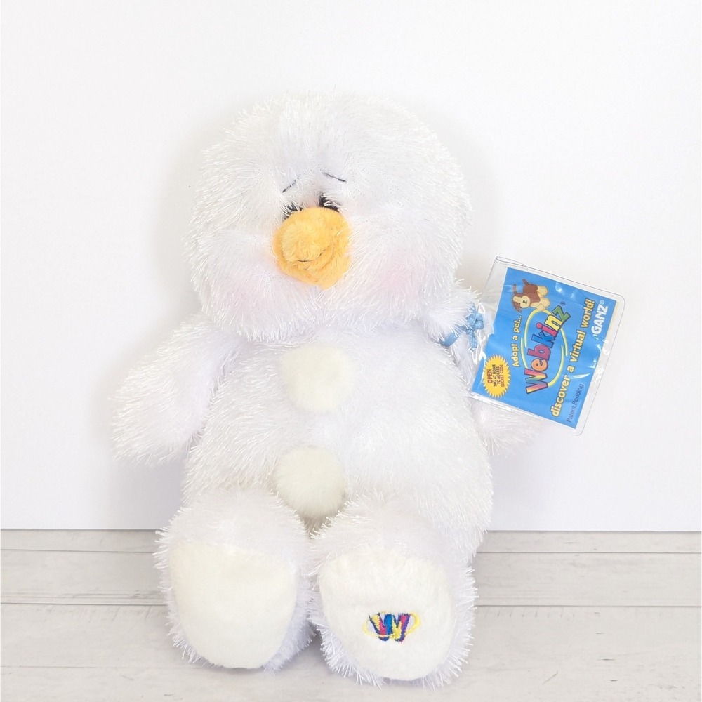 NEW Ganz Webkinz Snowman HM370 Sealed Unused Code Stuffed Animal Plush NWT